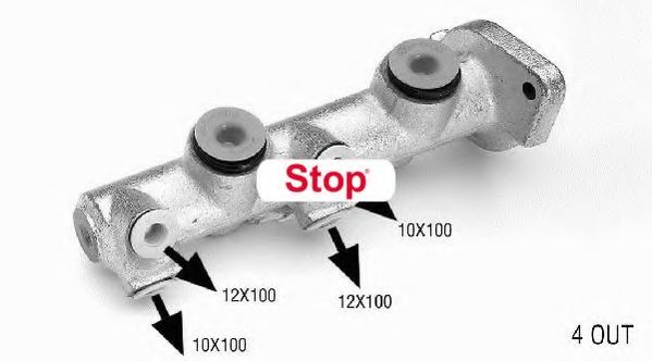 STOP 131476S Главный тормозной цилиндр для RENAULT (Рено) STOP 131476S Главный тормозной цилиндр для RENAULT (Рено)