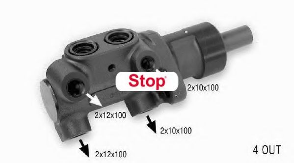 STOP 132892S Главный тормозной цилиндр для FORD (Форд) STOP 132892S Главный тормозной цилиндр для FORD (Форд)