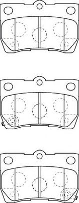 STOP 573393S Тормозные колодки для LEXUS GS (Лексус Джи с) STOP 573393S Тормозные колодки для LEXUS GS (Лексус Джи с)