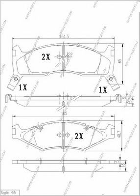 NPS K360A02 Тормозные колодки для KIA SPORTAGE (Киа Спортейдж) NPS K360A02 Тормозные колодки для KIA SPORTAGE (Киа Спортейдж)