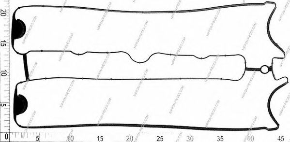 NPS D122O00 Прокладка, крышка головки цилиндра для DAEWOO TACUMA (Дэу Таcума) NPS D122O00 Прокладка, крышка головки цилиндра для DAEWOO TACUMA (Дэу Таcума)