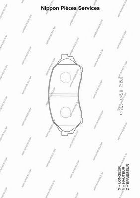 NPS M360A47 Тормозные колодки для MAZDA 323 ASTINA VI (Мазда 323 астина 6) NPS M360A47 Тормозные колодки для MAZDA 323 ASTINA VI (Мазда 323 астина 6)