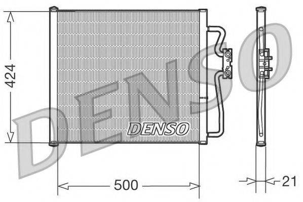 NPS DCN05007 Конденсатор, кондиционер для BMW 7 (Бмв 7) NPS DCN05007 Конденсатор, кондиционер для BMW 7 (Бмв 7)