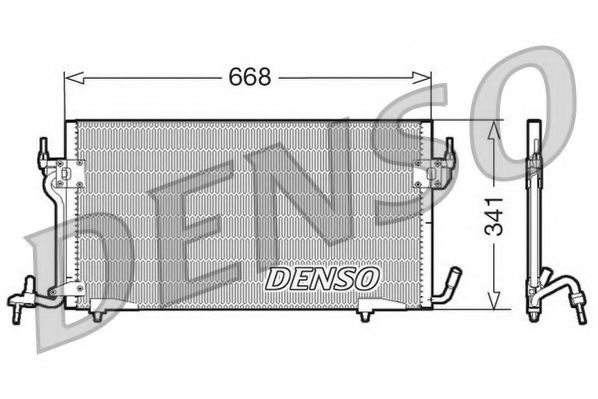 NPS DCN07010 Конденсатор, кондиционер для CITROëN (Cитроëн) NPS DCN07010 Конденсатор, кондиционер для CITROëN (Cитроëн)