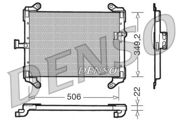 NPS DCN09050 Конденсатор, кондиционер для CITROëN (Cитроëн) NPS DCN09050 Конденсатор, кондиционер для CITROëN (Cитроëн)
