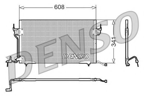 NPS DCN21010 Конденсатор, кондиционер для PEUGEOT (Пежо) NPS DCN21010 Конденсатор, кондиционер для PEUGEOT (Пежо)