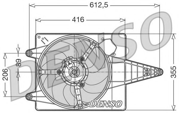 NPS DER01004 Вентилятор, охлаждение двигателя для FIAT TEMPRA (Фиат Тэмпра) NPS DER01004 Вентилятор, охлаждение двигателя для FIAT TEMPRA (Фиат Тэмпра)