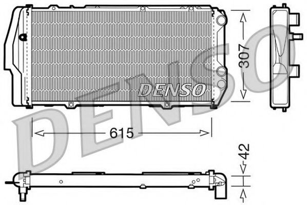 NPS DRM02003 Радиатор, охлаждение двигателя для AUDI 100 (Ауди 100) NPS DRM02003 Радиатор, охлаждение двигателя для AUDI 100 (Ауди 100)