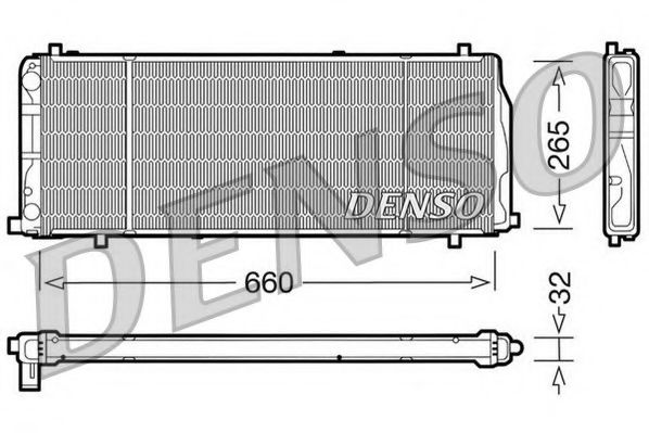 NPS DRM02004 Радиатор, охлаждение двигателя для AUDI 100 (Ауди 100) NPS DRM02004 Радиатор, охлаждение двигателя для AUDI 100 (Ауди 100)