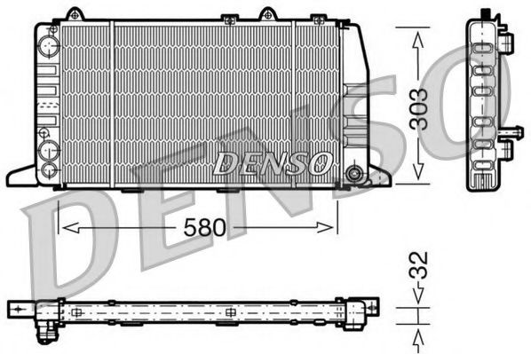 NPS DRM02011 Радиатор, охлаждение двигателя для AUDI 4000 (Ауди 4000) NPS DRM02011 Радиатор, охлаждение двигателя для AUDI 4000 (Ауди 4000)
