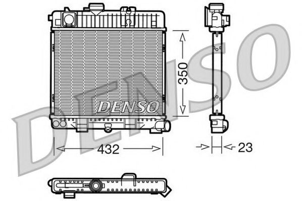 NPS DRM05026 Радиатор, охлаждение двигателя для BMW 3 (Бмв 3) NPS DRM05026 Радиатор, охлаждение двигателя для BMW 3 (Бмв 3)