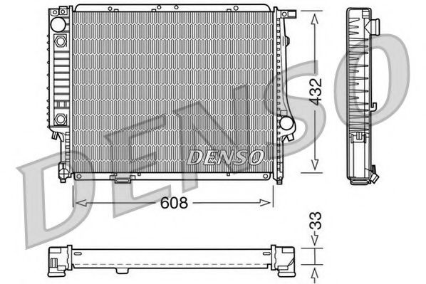 NPS DRM05053 Радиатор, охлаждение двигателя для BMW 7 (Бмв 7) NPS DRM05053 Радиатор, охлаждение двигателя для BMW 7 (Бмв 7)