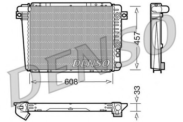 NPS DRM05071 Радиатор, охлаждение двигателя для BMW 7 (Бмв 7) NPS DRM05071 Радиатор, охлаждение двигателя для BMW 7 (Бмв 7)