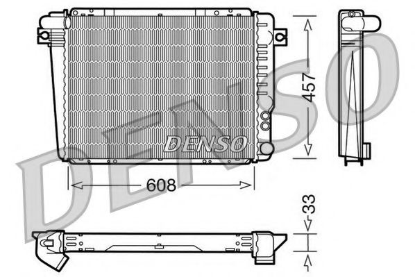 NPS DRM05072 Радиатор, охлаждение двигателя для BMW 7 (Бмв 7) NPS DRM05072 Радиатор, охлаждение двигателя для BMW 7 (Бмв 7)