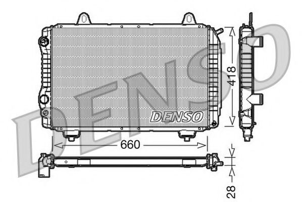 NPS DRM09071 Радиатор, охлаждение двигателя для PEUGEOT (Пежо) NPS DRM09071 Радиатор, охлаждение двигателя для PEUGEOT (Пежо)