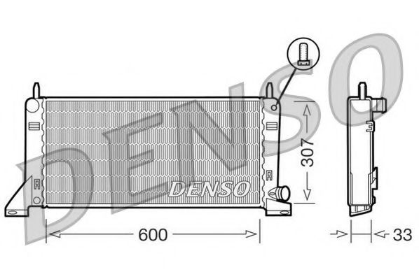 NPS DRM10020 Радиатор, охлаждение двигателя для FORD ORION II (Форд Орион 2) NPS DRM10020 Радиатор, охлаждение двигателя для FORD ORION II (Форд Орион 2)