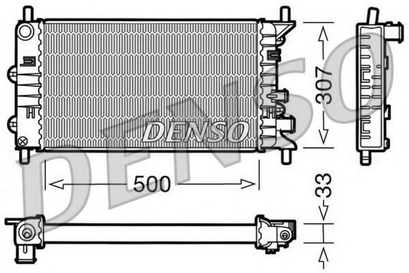NPS DRM10024 Радиатор, охлаждение двигателя для FORD ORION II (Форд Орион 2) NPS DRM10024 Радиатор, охлаждение двигателя для FORD ORION II (Форд Орион 2)