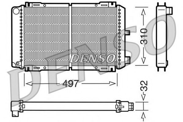 NPS DRM10031 Радиатор, охлаждение двигателя для FORD FIESTA (Форд Фиэста) NPS DRM10031 Радиатор, охлаждение двигателя для FORD FIESTA (Форд Фиэста)