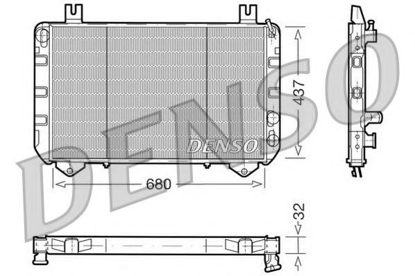 NPS DRM10093 Радиатор, охлаждение двигателя для FORD TRANSIT (Форд Трансит) NPS DRM10093 Радиатор, охлаждение двигателя для FORD TRANSIT (Форд Трансит)