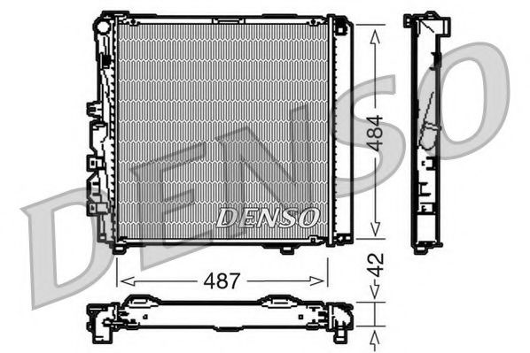 NPS DRM17053 Радиатор, охлаждение двигателя для MERCEDESBENZ (Мерседес бенц) NPS DRM17053 Радиатор, охлаждение двигателя для MERCEDESBENZ (Мерседес бенц)