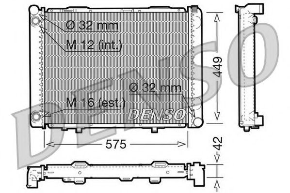 NPS DRM17069 Радиатор, охлаждение двигателя для MERCEDESBENZ (Мерседес бенц) NPS DRM17069 Радиатор, охлаждение двигателя для MERCEDESBENZ (Мерседес бенц)
