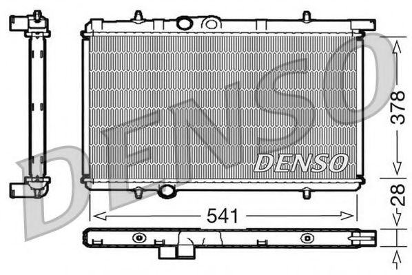 NPS DRM21021 Радиатор, охлаждение двигателя для CITROëN (Cитроëн) NPS DRM21021 Радиатор, охлаждение двигателя для CITROëN (Cитроëн)
