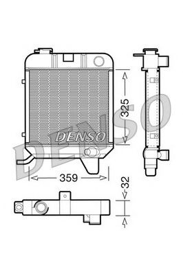 NPS DRM21040 Радиатор, охлаждение двигателя для PEUGEOT (Пежо) NPS DRM21040 Радиатор, охлаждение двигателя для PEUGEOT (Пежо)