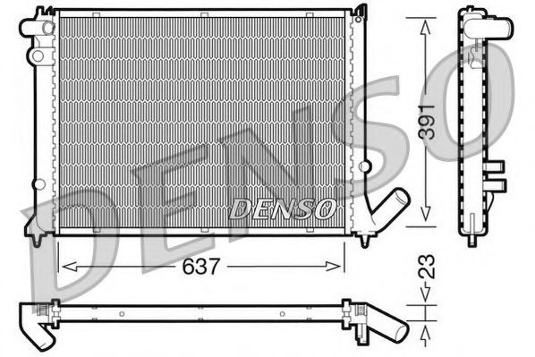 NPS DRM21050 Радиатор, охлаждение двигателя для CITROëN (Cитроëн) NPS DRM21050 Радиатор, охлаждение двигателя для CITROëN (Cитроëн)