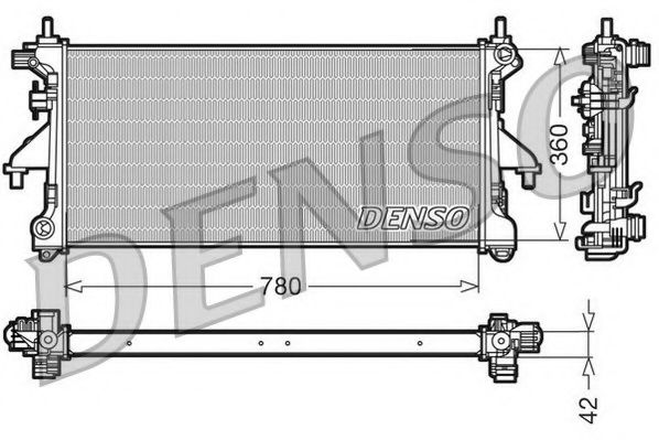 NPS DRM21102 Радиатор, охлаждение двигателя для PEUGEOT (Пежо) NPS DRM21102 Радиатор, охлаждение двигателя для PEUGEOT (Пежо)