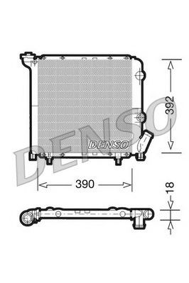 NPS DRM23029 Радиатор, охлаждение двигателя для RENAULT 9 (Рено 9) NPS DRM23029 Радиатор, охлаждение двигателя для RENAULT 9 (Рено 9)