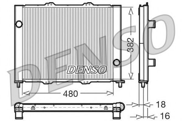 NPS DRM23099 Радиатор, охлаждение двигателя для NISSAN MARCH III (Ниссан Марч 3) NPS DRM23099 Радиатор, охлаждение двигателя для NISSAN MARCH III (Ниссан Марч 3)