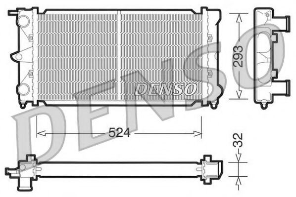 NPS DRM32020 Радиатор, охлаждение двигателя для VOLKSWAGEN (Фольксваген) NPS DRM32020 Радиатор, охлаждение двигателя для VOLKSWAGEN (Фольксваген)