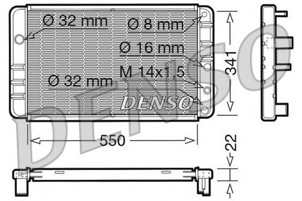 NPS DRM33013 Радиатор, охлаждение двигателя для VOLVO (Вольво) NPS DRM33013 Радиатор, охлаждение двигателя для VOLVO (Вольво)