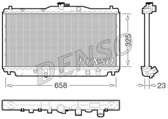 NPS DRM40001 Радиатор, охлаждение двигателя для HONDA PRELUDE III (Хонда Прэлудэ 3) NPS DRM40001 Радиатор, охлаждение двигателя для HONDA PRELUDE III (Хонда Прэлудэ 3)