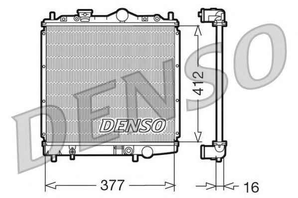 NPS DRM45001 Радиатор, охлаждение двигателя для MITSUBISHI LANCER IV (Митсубиши/митсубиси Ланcэр иv) NPS DRM45001 Радиатор, охлаждение двигателя для MITSUBISHI LANCER IV (Митсубиши/митсубиси Ланcэр иv)