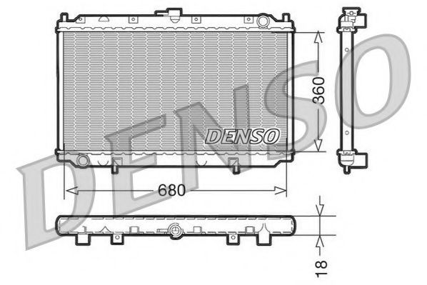 NPS DRM46011 Радиатор, охлаждение двигателя для NISSAN (Ниссан) NPS DRM46011 Радиатор, охлаждение двигателя для NISSAN (Ниссан)