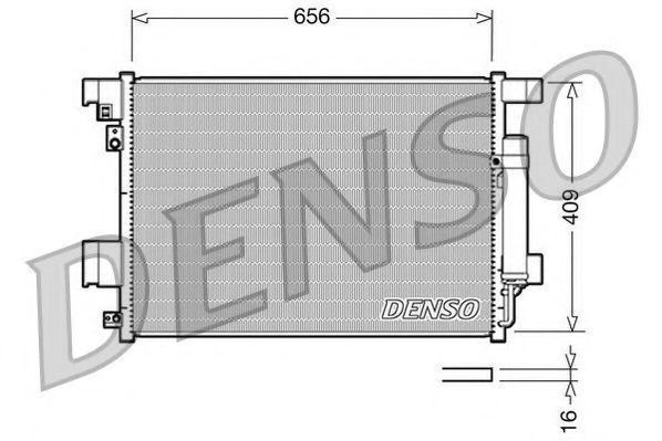 NPS DCN21001 Конденсатор, кондиционер для MITSUBISHI LANCER (Митсубиши/митсубиси Ланcэр) NPS DCN21001 Конденсатор, кондиционер для MITSUBISHI LANCER (Митсубиши/митсубиси Ланcэр)
