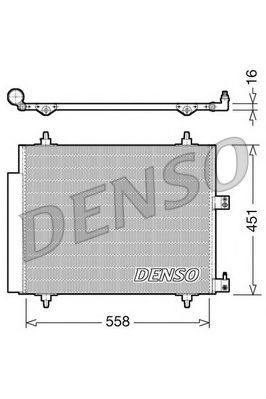 NPS DCN21005 Конденсатор, кондиционер для PEUGEOT (Пежо) NPS DCN21005 Конденсатор, кондиционер для PEUGEOT (Пежо)