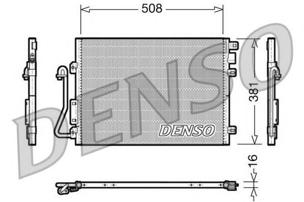 NPS DCN37001 Конденсатор, кондиционер для DACIA SANDERO (Дача Сандэро) NPS DCN37001 Конденсатор, кондиционер для DACIA SANDERO (Дача Сандэро)