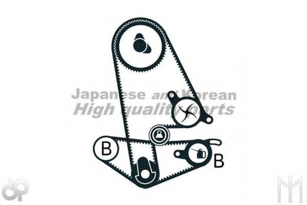 ASHUKI 0333-3004 Комплект ремня ГРМ для HONDA ACCORD VIII (Хонда Аккорд 8) ASHUKI 0333-3004 Комплект ремня ГРМ для HONDA ACCORD VIII (Хонда Аккорд 8)