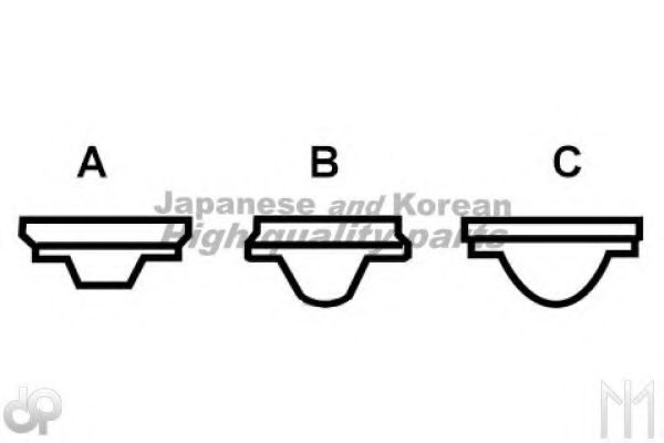 ASHUKI 0336-1004 Ремень ГРМ 