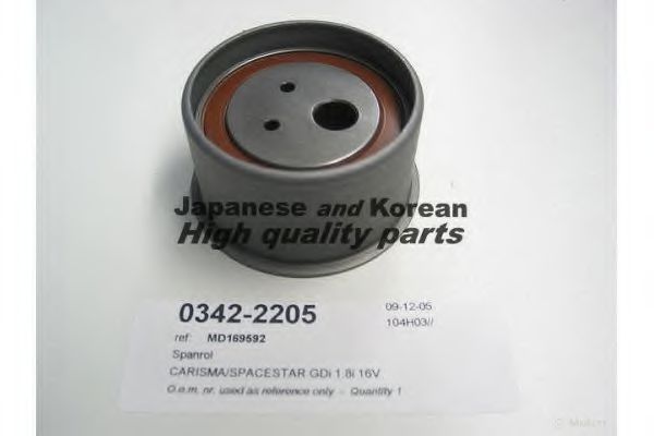 ASHUKI 0342-2205 Натяжной ролик, ремень ГРМ для MITSUBISHI MIRAGE (Митсубиши/митсубиси Мирагэ) ASHUKI 0342-2205 Натяжной ролик, ремень ГРМ для MITSUBISHI MIRAGE (Митсубиши/митсубиси Мирагэ)