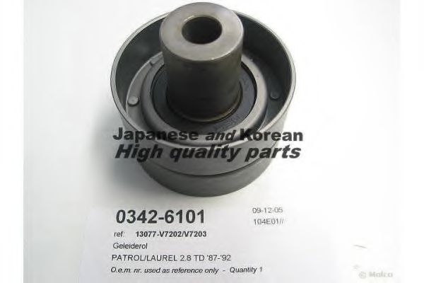 ASHUKI 0342-6101 Паразитный Ведущий ролик, зубчатый ремень для NISSAN PATROL GR II (Ниссан Патрол гр 2) ASHUKI 0342-6101 Паразитный Ведущий ролик, зубчатый ремень для NISSAN PATROL GR II (Ниссан Патрол гр 2)