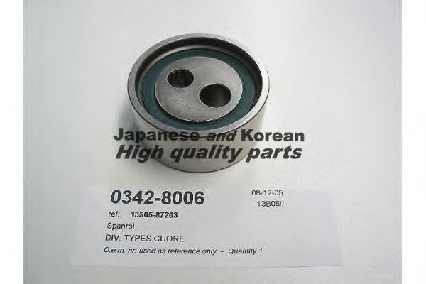 ASHUKI 0342-8006 Натяжной ролик, ремень ГРМ для DAIHATSU MIRA III (Дайхатсу Мира 3) ASHUKI 0342-8006 Натяжной ролик, ремень ГРМ для DAIHATSU MIRA III (Дайхатсу Мира 3)