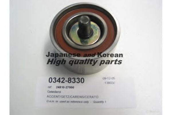 ASHUKI 0342-8330 Паразитный Ведущий ролик, зубчатый ремень для KIA (Киа) ASHUKI 0342-8330 Паразитный Ведущий ролик, зубчатый ремень для KIA (Киа)