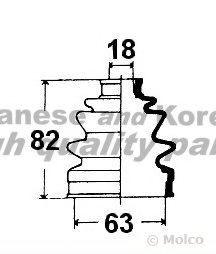 ASHUKI 0858-2008 Комплект пылника, приводной вал для SUZUKI (Сузуки) ASHUKI 0858-2008 Комплект пылника, приводной вал для SUZUKI (Сузуки)