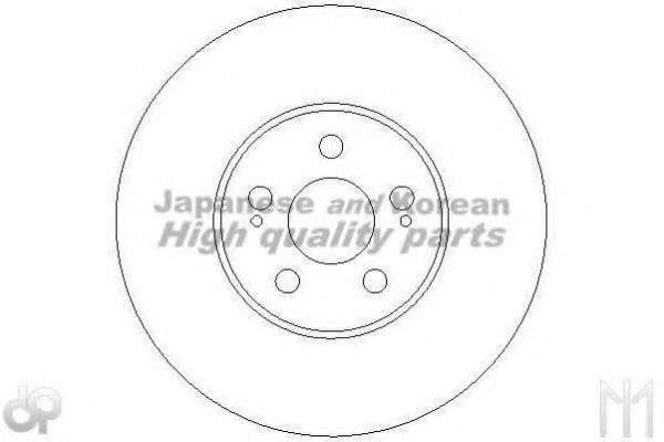 ASHUKI 0990-1112 Тормозной диск для TOYOTA (Тойота/тоета)