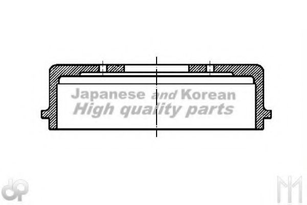 ASHUKI 1020-2105 Тормозной барабан для MITSUBISHI (Митсубиши/митсубиси) ASHUKI 1020-2105 Тормозной барабан для MITSUBISHI (Митсубиши/митсубиси)