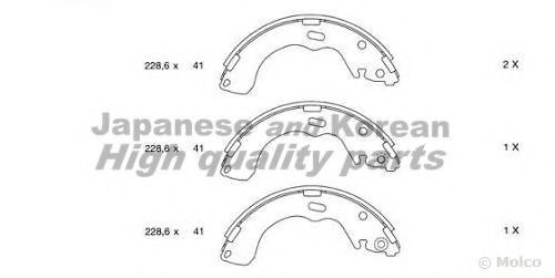 ASHUKI 1050-0403 Тормозные колодоки для MAZDA TRIBUTE (Мазда Трибутэ) ASHUKI 1050-0403 Тормозные колодоки для MAZDA TRIBUTE (Мазда Трибутэ)