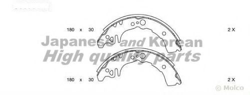 ASHUKI 1050-2206 Тормозные колодоки для DAIHATSU COPEN (Дайхатсу Cопэн) ASHUKI 1050-2206 Тормозные колодоки для DAIHATSU COPEN (Дайхатсу Cопэн)